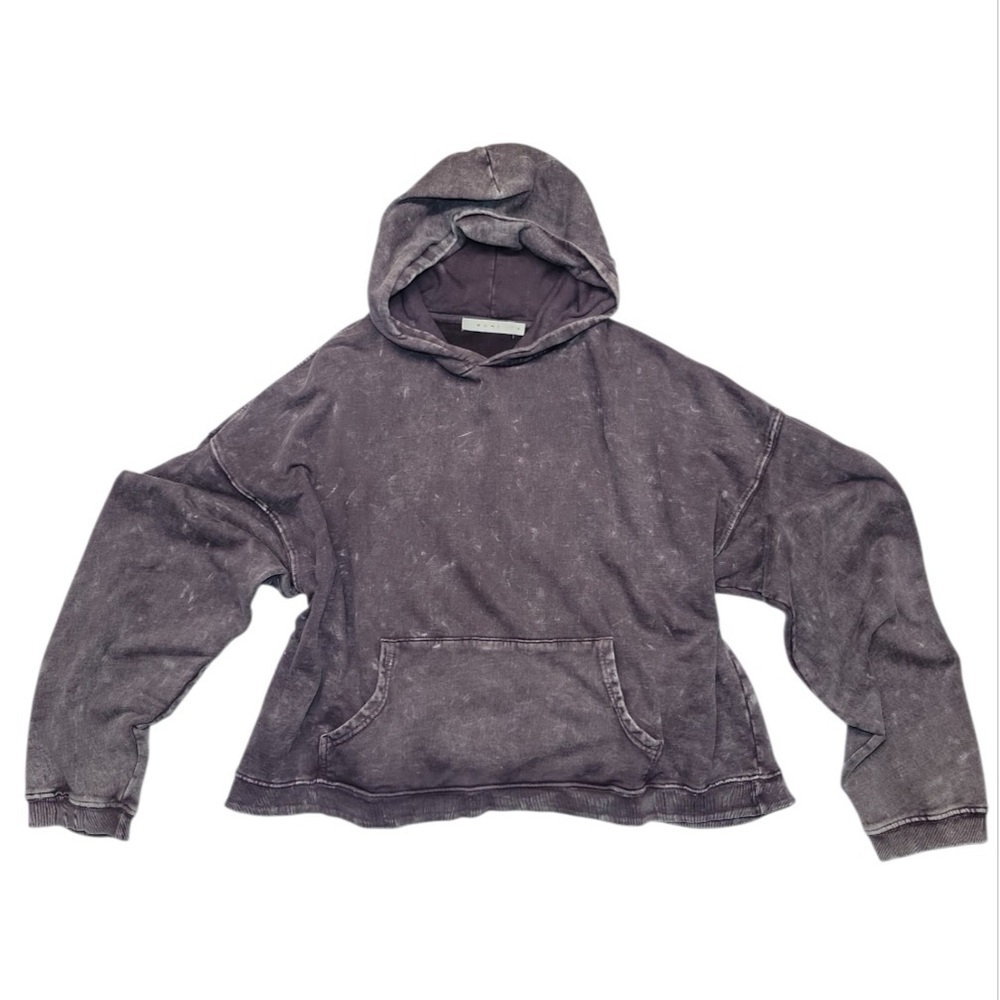 Vintage MNML Unisex Oversized‎ XL Purple  Distressed Hoodie 100%Cotton